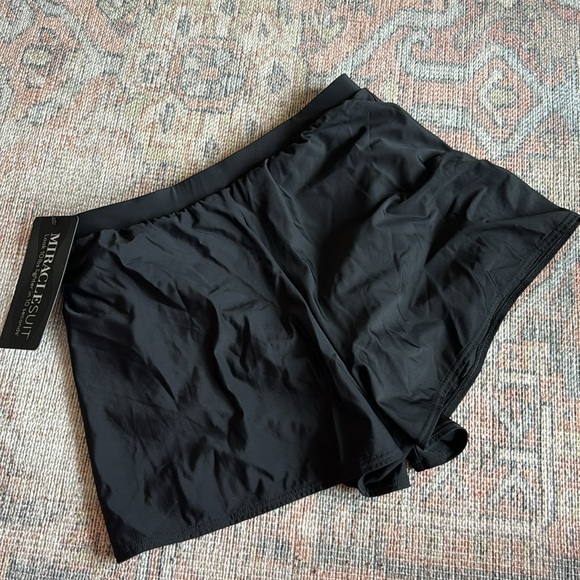 Miraclesuit Swim Shorts Swim Bottom in Black - Picture 5 of 7
